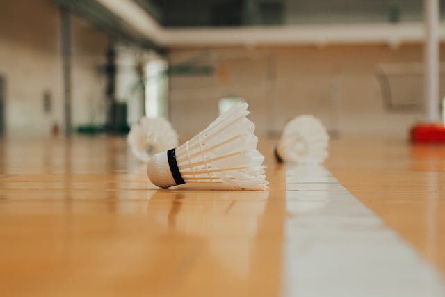 Performance exceptionnelle sur la ligne de fond au badminton