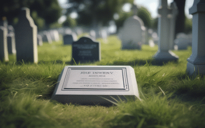 plaque funeraire avec photo