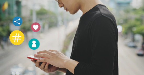 Profil sur les réseaux sociaux 