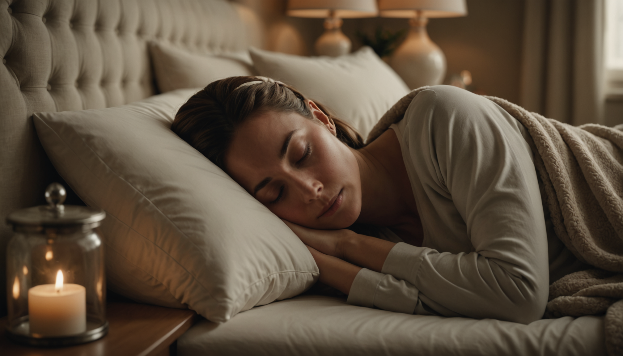 Le confort ultime : bonnet en satin pour des nuits paisibles
