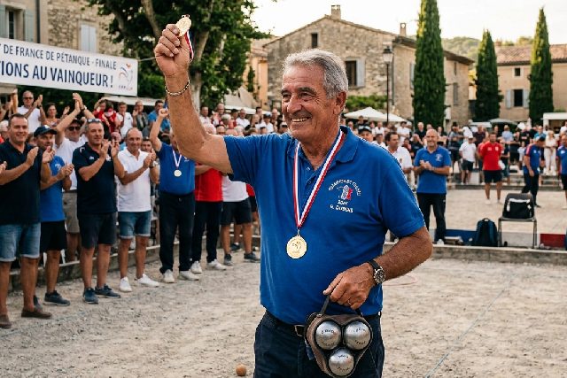 champion de pétanque