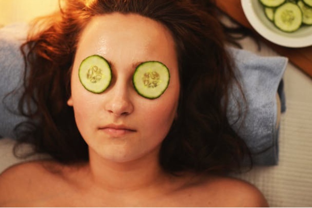 masque au concombre